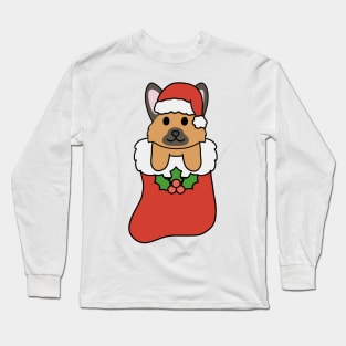 Christmas German Shepard Stocking Long Sleeve T-Shirt